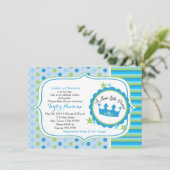 Eine neue kleine Prinzessin-Babydusche Einladung (Stehend Vorderseite)