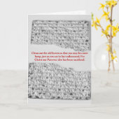 Eine neue Kluft: Pessach-Reflektion Karte (Gelbe Blume)