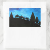 Eine neue Morgendämmerung 2008 Rechteckiger Aufkleber (Tasche)