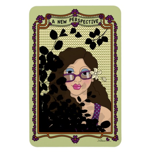 Eine neue Perspektive_A_4x6 Kühlschrank-Magnet Magnet (Vertikal)