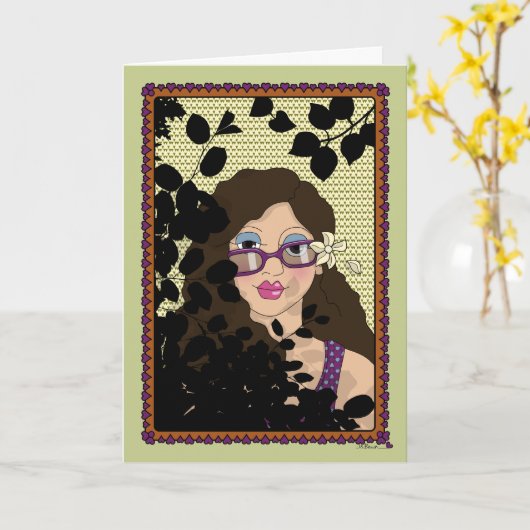 Eine neue Perspektive_A_Grußkarte Karte (Gelbe Blume)