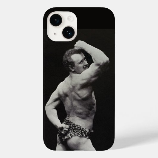 Eine neue Pose von StrongMen Eugen Sandow Bodybuil Case-Mate iPhone Hülle (Rückseite)