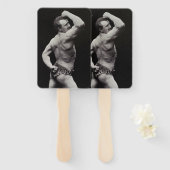 Eine neue Pose von StrongMen Eugen Sandow Bodybuil Fächer (Vorne und Hinten)