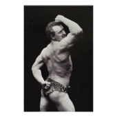 Eine neue Pose von StrongMen Eugen Sandow Bodybuil Fotodruck (Vorne)