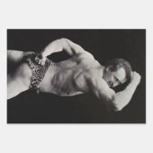 Eine neue Pose von StrongMen Eugen Sandow Bodybuil Geschenkpapier Set (Vorderseite 3)