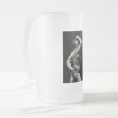 Eine neue Pose von StrongMen Eugen Sandow Bodybuil Mattglas Bierglas (Vorderseite Links)