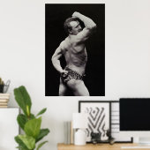 Eine neue Pose von StrongMen Eugen Sandow Bodybuil Poster (Heimbüro)
