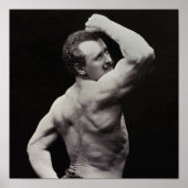 Eine neue Pose von StrongMen Eugen Sandow Bodybuil Poster (Vorne)