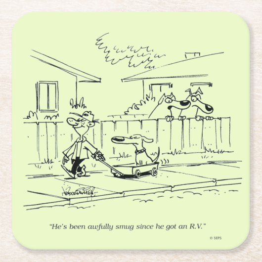 Eine neue Reise Rechteckiger Pappuntersetzer (Vorderseite)