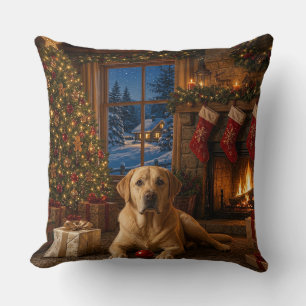 Eine neue rote Kugel, Labrador Retriever Urlaub  Kissen