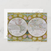 Eine neue und richtige Karte der Welt, 1770-97 (Vorne/Hinten)