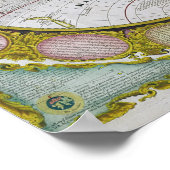 Eine neue und richtige Karte der Welt, 1770-97 Poster (Ecke)