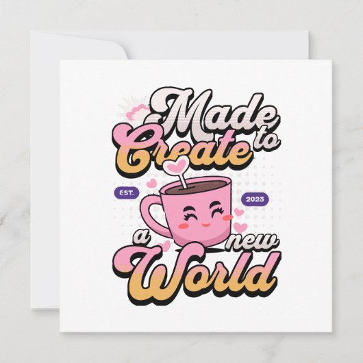 Eine neue Welt schaffen (Vorderseite)