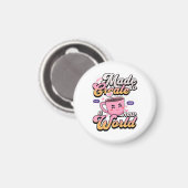 Eine neue Welt schaffen Magnet (Vorderseite/Rückseite)