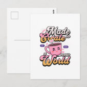 Eine neue Welt schaffen Postkarte (Vorne/Hinten)