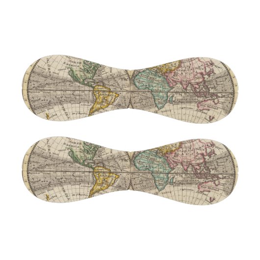 Eine neue Weltkarte mit Passatwinde Baseball (Paneele)