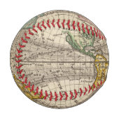 Eine neue Weltkarte mit Passatwinde Baseball (Vorderseite Links)