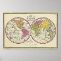 Eine neue Weltkarte über die globale Zukunft