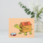 Eine neue Zuhause Ankündigungspostkarte (Stehend Vorderseite)