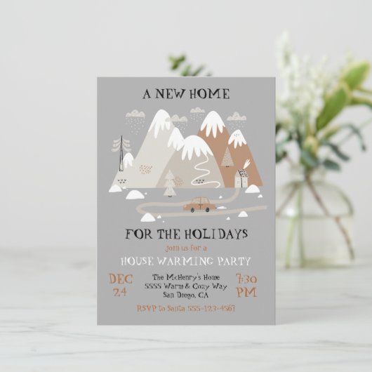 Eine neue Zuhause für das Ferienhaus Erwärmung Par Einladung (Stehend Vorderseite)