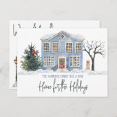 Eine neue Zuhause für die Feiertage-Feier Postkarte (Vorne/Hinten)