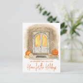 Eine neue Zuhause für die Halloween-Ankündigung Postkarte (Stehend Vorderseite)