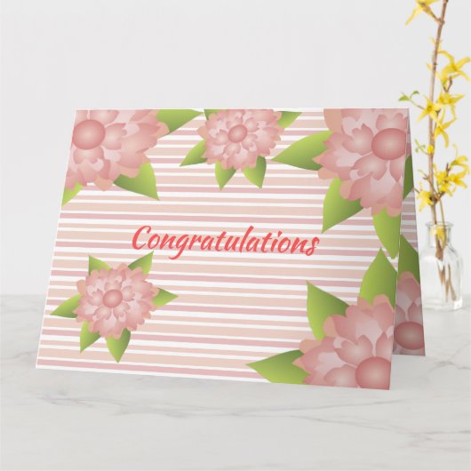 Eine neue Zuhause Gratulation oder irgendein Ereig Karte (Gelbe Blume)