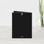 Eine neuere Studie zeigt die Grußkarte Karte (Rückseite)