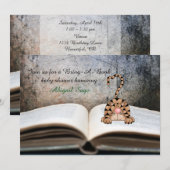 Eine neutrale Babydusche für die Katze mitbringen Einladung (Vorne/Hinten)