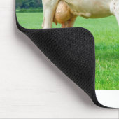 Eine niederländische Milchkuh, die in der grünen Mousepad (Ecke)