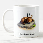 Eine Niedliche 3D-Anstrich Sable-Antelope-Kaffee-T Kaffeetasse