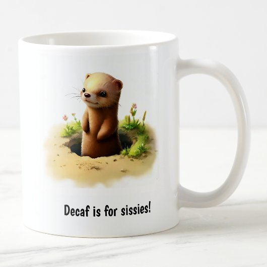 Eine Niedliche 3D-bemalte Weasel-Kaffee-Tasse Kaffeetasse