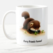 Eine Niedliche 3D-Tasse mit anstrichtem Sable-Coff Kaffeetasse