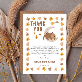 Eine Niedliche Dinosaurier-Kinderdusche Dankeskarte