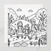 Eine niedliche Familienwanderungs- und Camping-Far (Vorne/Hinten)