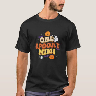 Eine Niedliche Frauenfamilie Mimi Boo Halloween T-Shirt