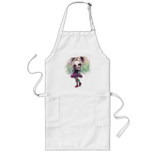 Eine Niedliche Girl Halloween Design Collection 13 Lange Schürze