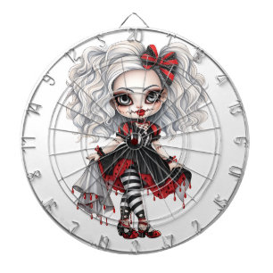 Eine Niedliche Girl Halloween Design Collection 7 Dartscheibe