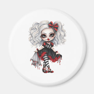 Eine Niedliche Girl Halloween Design Collection 7 Magnet