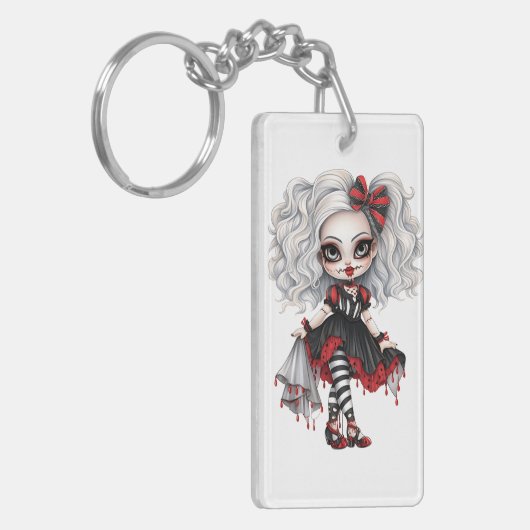 Eine Niedliche Girl Halloween Design Collection 7 Schlüsselanhänger (Vorderseite links)