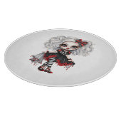 Eine Niedliche Girl Halloween Design Collection 7 Schneidebrett (Ecke)