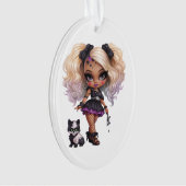 Eine Niedliche Girl Halloween Design Collection 8 Ornament (Vorderseite)