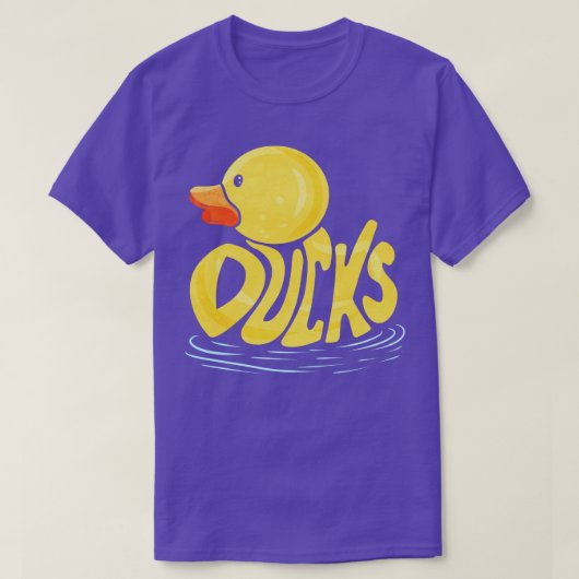 Eine Niedliche Gummiente mit den Buchstaben, die s T-Shirt (Design vorne)