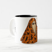 Eine niedliche Halloween-Tasse zum Halloween-Party Zweifarbige Tasse (Vorderseite Links)