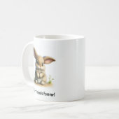 Eine Niedliche, in 3D gestrichene Kaninchencoffee- Kaffeetasse (Vorderseite Links)