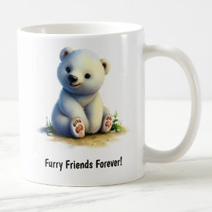 Eine Niedliche, in 3D gestrichene Polar Bear Coffe Kaffeetasse