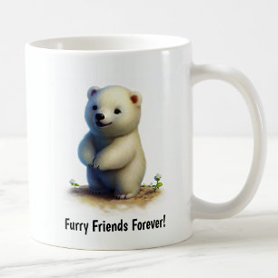 Eine Niedliche, in 3D gestrichene Polar Bear Coffe Kaffeetasse