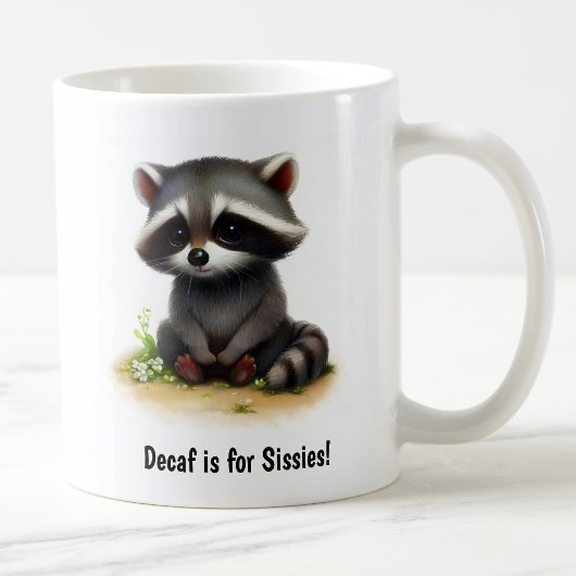 Eine Niedliche, in 3D gestrichene Racoon-Kaffee-Ta Kaffeetasse
