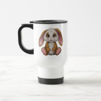 Eine niedliche Kaninchen-Tasse
