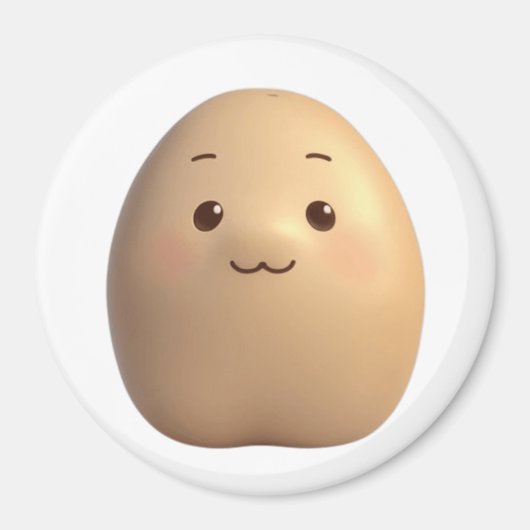 Eine Niedliche Kartoffelsorte Magnet (Vorne)